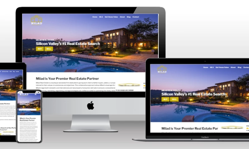 Milad Real Estate Website