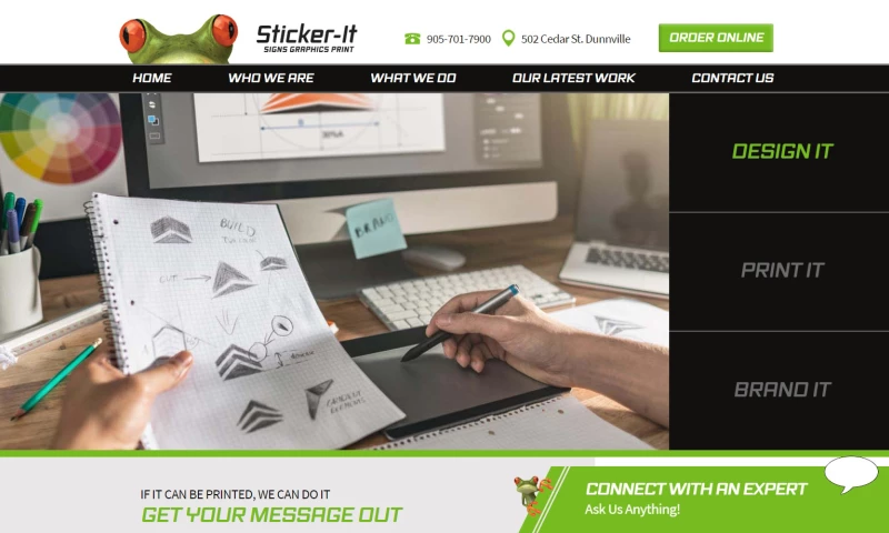 Tenpine Web Development - Sticker-It Signs & Graphics Website + SEO