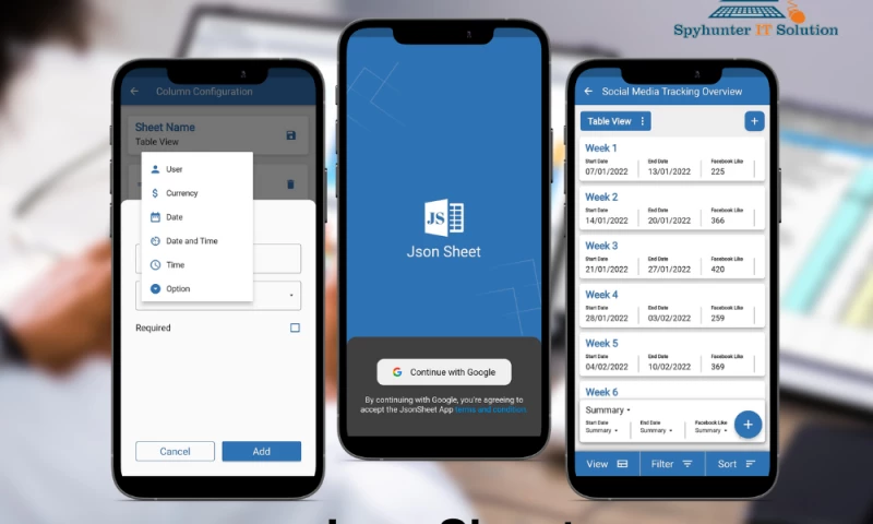SPYHUNTER IT SOLUTION PRIVATE LIMITED - Json sheet
