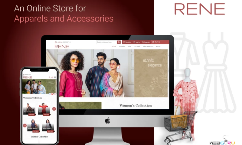 WebGuru Infosystems - eCommerce Website for Apparels and Accessories