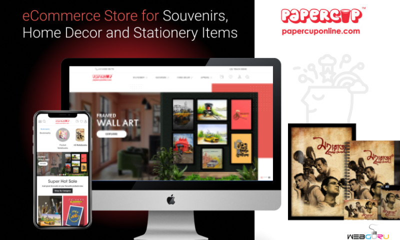 WebGuru Infosystems - eCommerce Store for Souvenirs and Stationery items