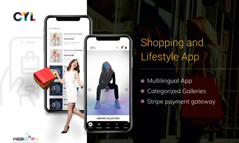WebGuru Infosystems - Shopping and Lifestyle App