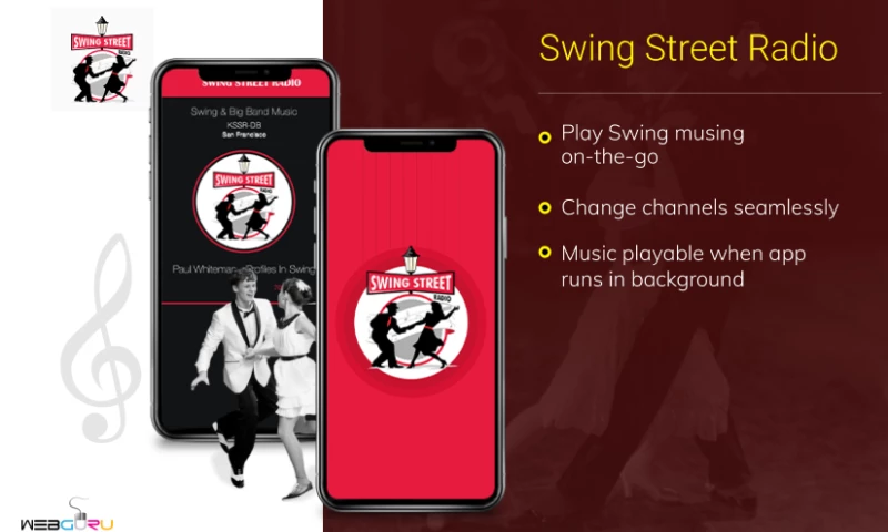 WebGuru Infosystems - Music Streaming App