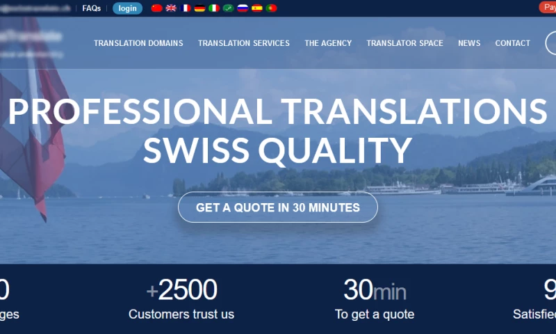 Business Development for Swiss Translation Agency