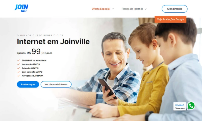 WEBK SEO - JoinNet ISP Website + Local SEO