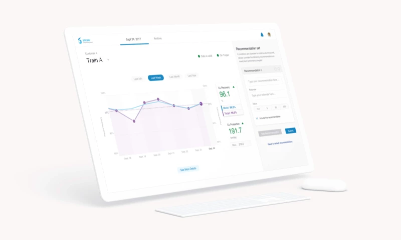 Solvay | Digitizing chemistry for a more efficient, sustainable mining industry. | React JS, Docker, Laravel, Google Cloud Platform, Bitbucket Pipelines