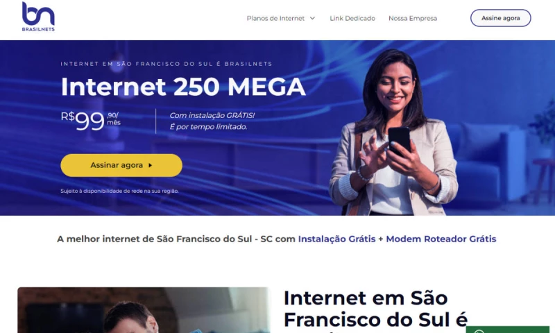 WEBK SEO - Brasilnets ISP Website + Local SEO