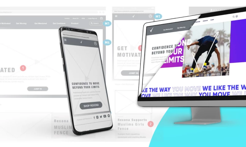 Rexona (Sure) UX and UI