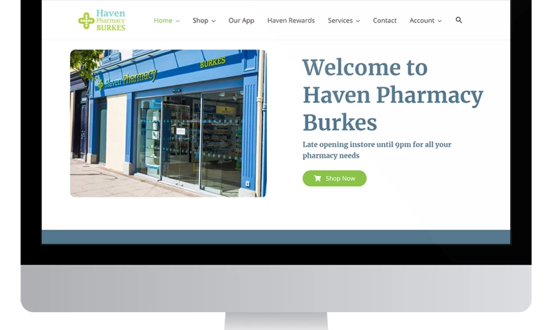 Hashtag Web & Digital Agency - Haven Pharmacy Burkes