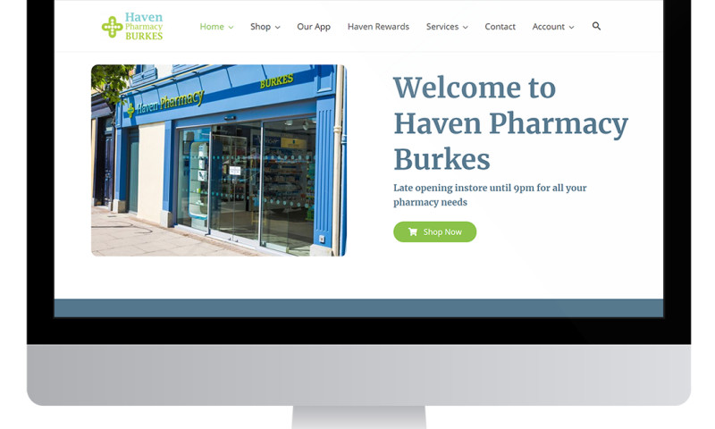 Hashtag Web & Digital Agency - Haven Pharmacy Burkes