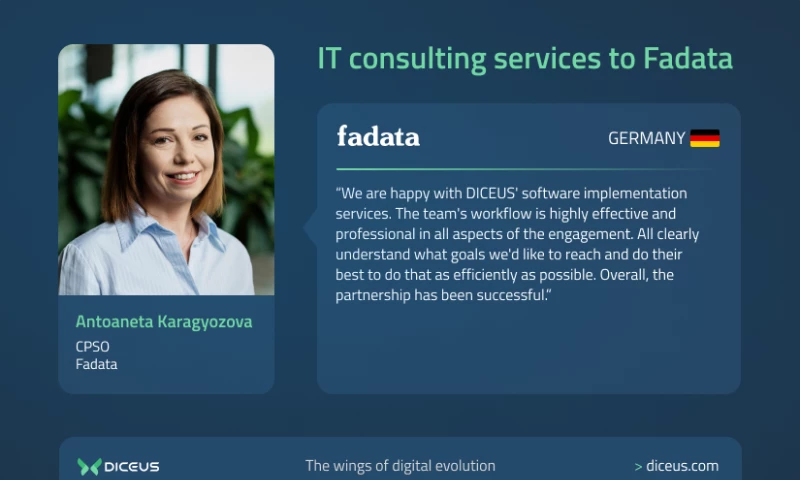IT consulting services to Fadata