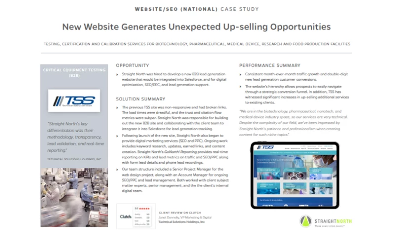 New Website Generates Unexpected Up-selling Opportunities