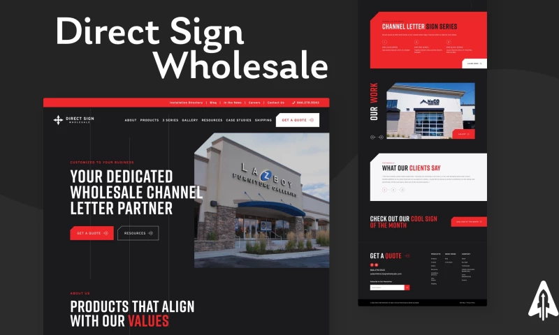 Double Up Digital - Direct Sign Wholesale Website Design & Development