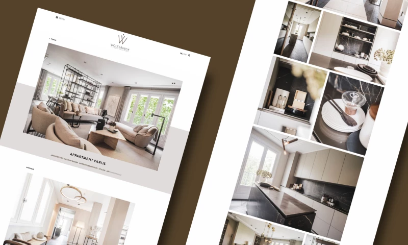 A custom WordPress website for Wolterinck