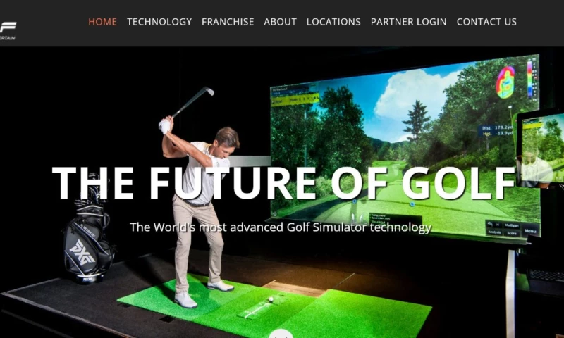XGolf – Simulator Corporat and Franchise Websites
