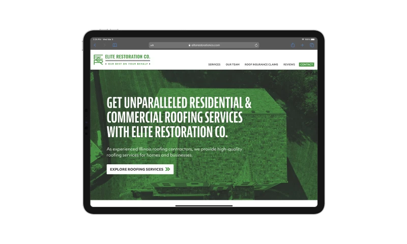 iSimplifyMe - Elite Restoration Co. Website Redesign