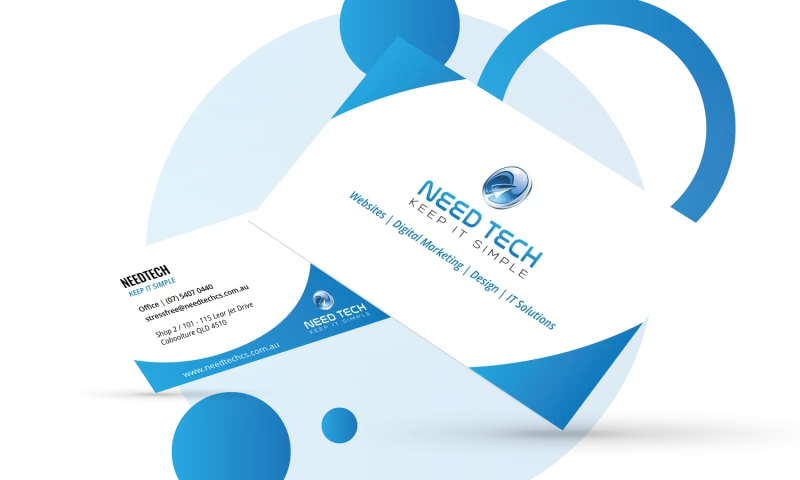 NeedTech - NeedTech Business Card Design