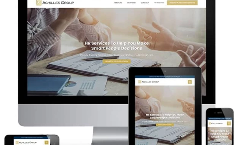 FDI Creative Services - Achilles Group Website Design, Copywriting, & SEO Project