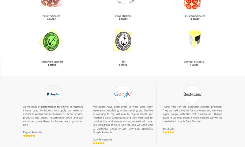 EZ Rankings - My Sticker -Web Design & Development