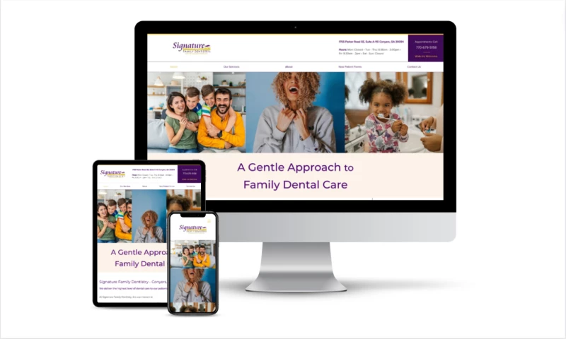 Website Design & Management - Dentist