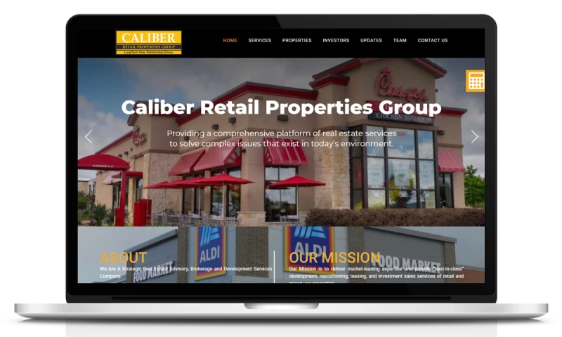 Webzian Digital Services - Caliber Retail Property Group