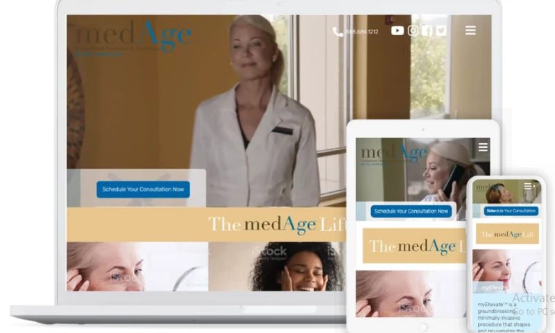 HTMLPanda - medAge - Website Development