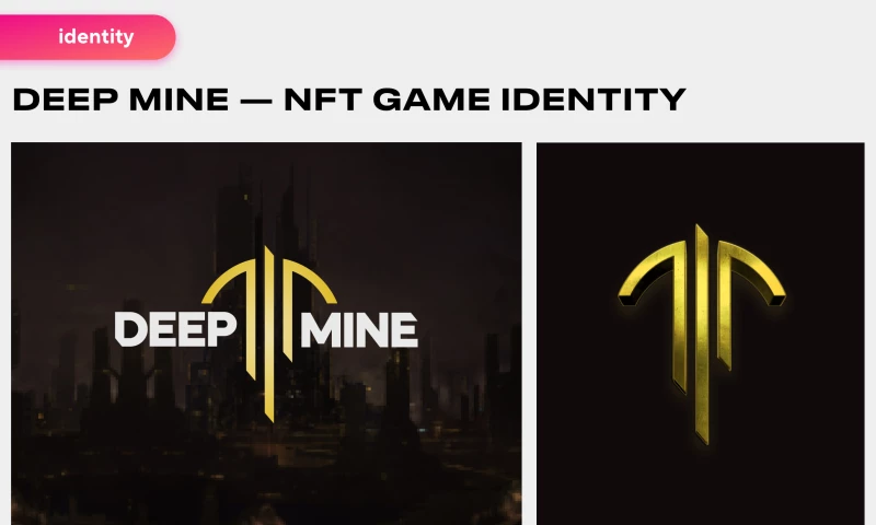 CHYRKOV studio - DEEP MINE NFT GAME IDENTITY