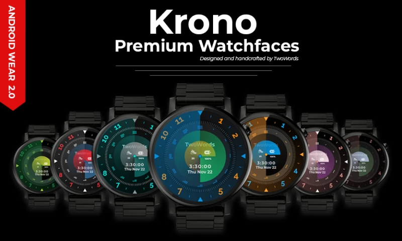 Krono Premium Watchfaces for Android Wear smartwatches