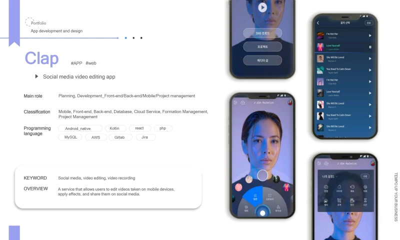 Uptempo Vietnam - Clap - Social Media Video Editing App
