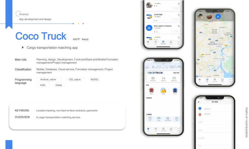 Uptempo Vietnam - Coco Truck - Cargo Transportation Matching App