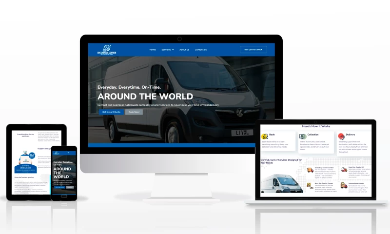 Sociocast - WordPress Website for Courier Services