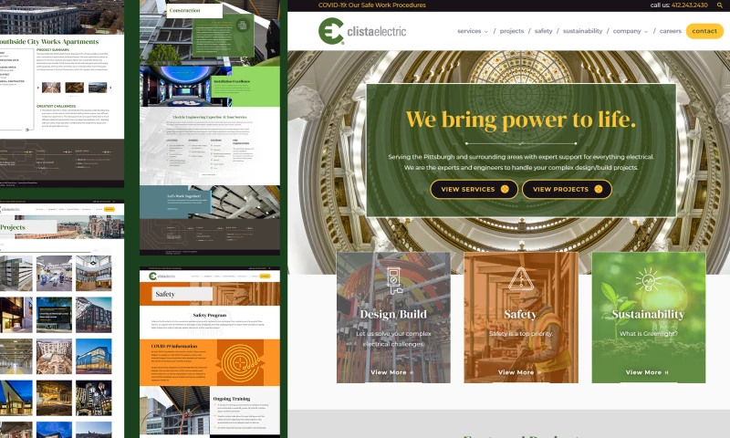 4CDesignWorks - Unique Union Electric Contracting Company Website