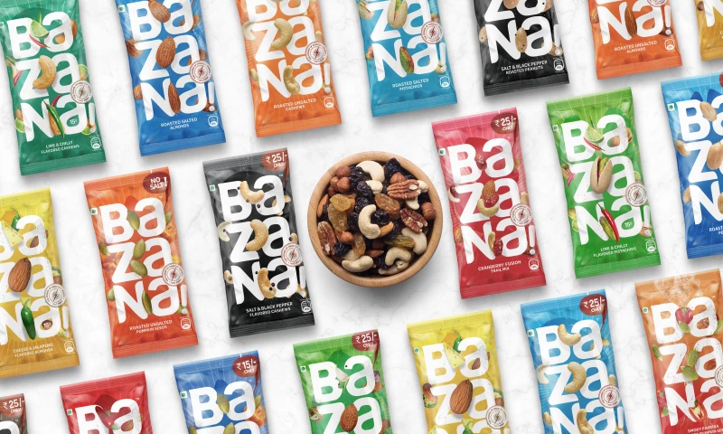Artisticodopeo Designz - Branding & Packaging | Bazana! Healthy Roasted Snacks