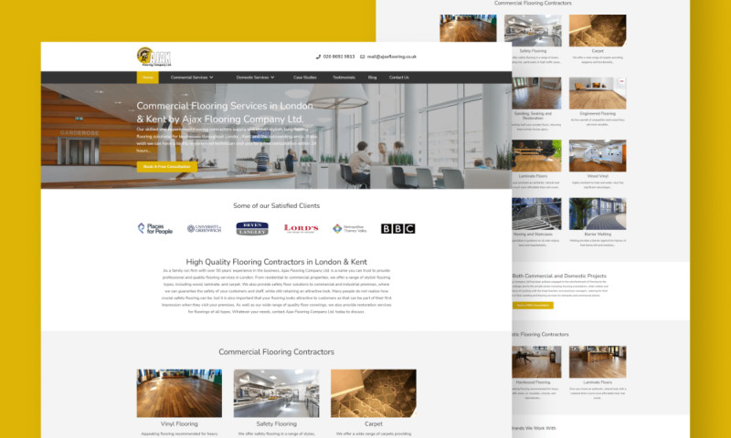 Webpop Design - Ajax Flooring