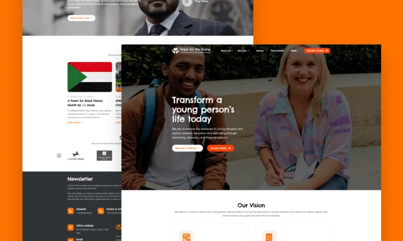 Webpop Design - Hope For The Young