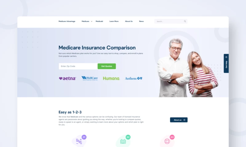 Webpop Design - Medicare Insurance