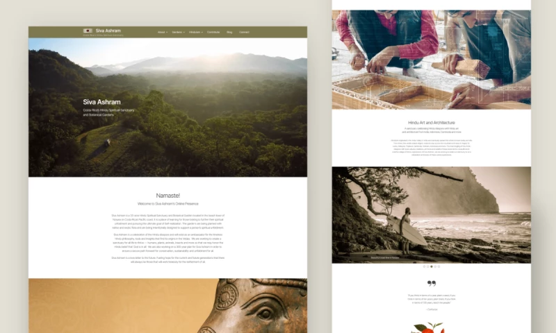 Webpop Design - Siva Ashram