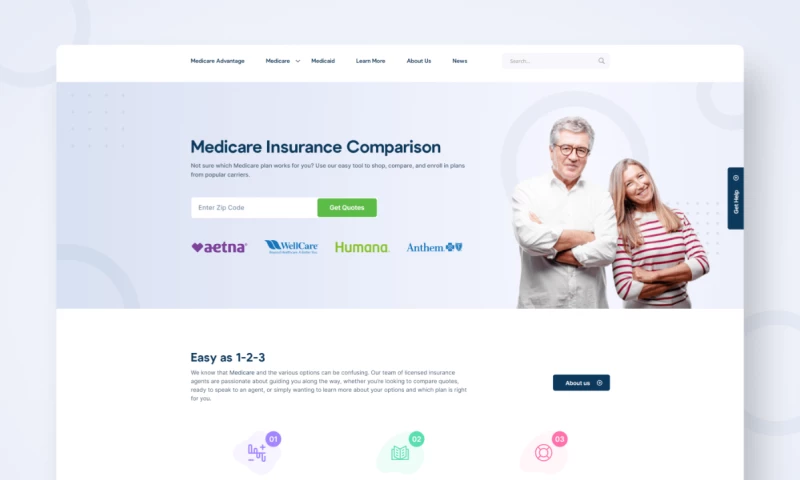 Webpop Design - Medicare Insurance