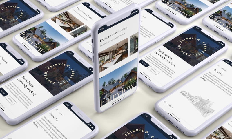 Custom Webflow Website For Custom Home Builder