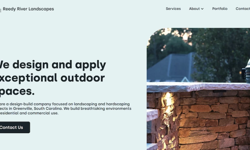 Web Design For Luxury Landscaping Company