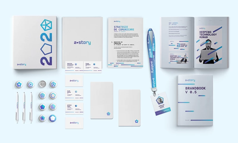 VRLN - astory - corporate rebranding