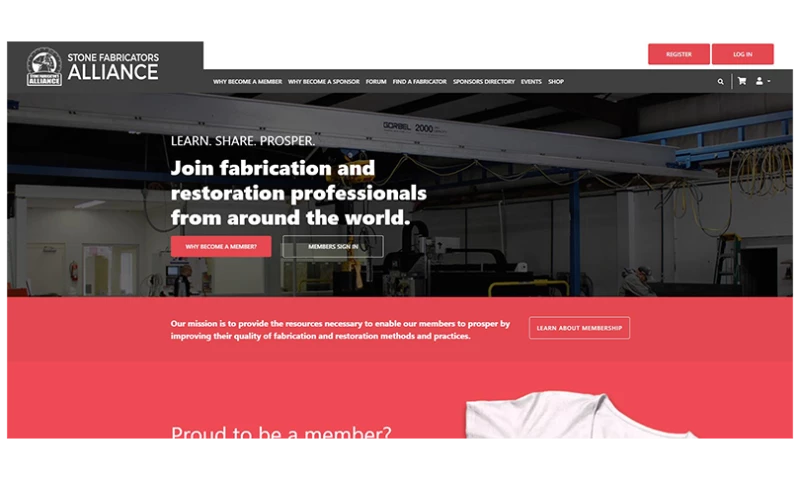 The Portland Company - Web Development for Stone Fabricators Alliance
