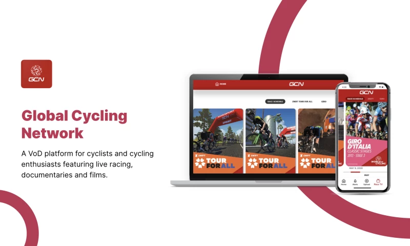 VoD platform for cyclists and cycling enthusiasts