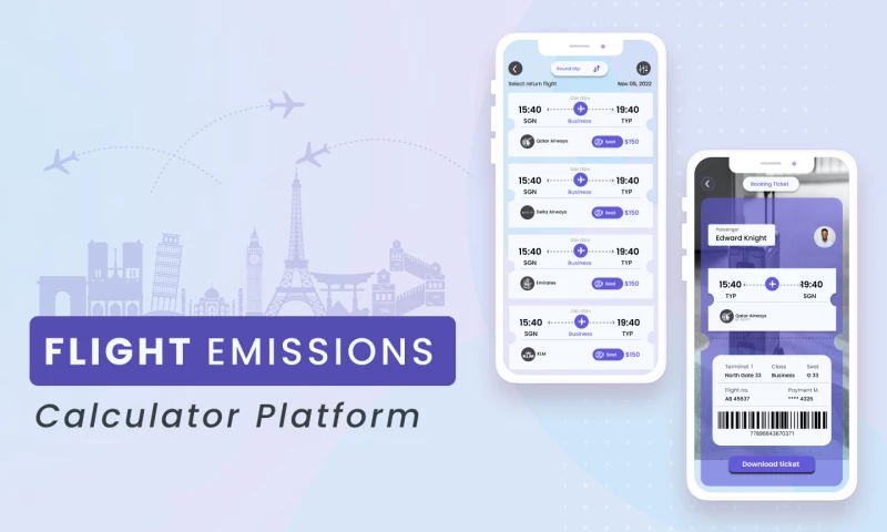 ValueCoders - Flight Emissions Calculator Platform
