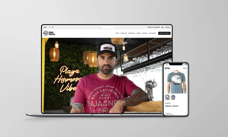 Baja Web Squad - Baja Norte Clothing eCommerce Website