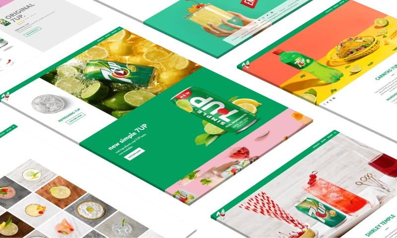 Yellow Panther - 7up website