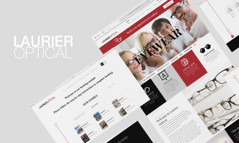 Kreative Development - Online booking made easy with Laurier Optical