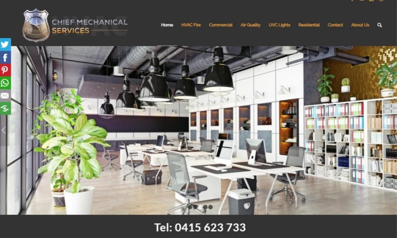 Websites 4 Small Business - Chief Mechanical Services