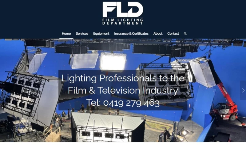 Websites 4 Small Business - Film Lighting Department