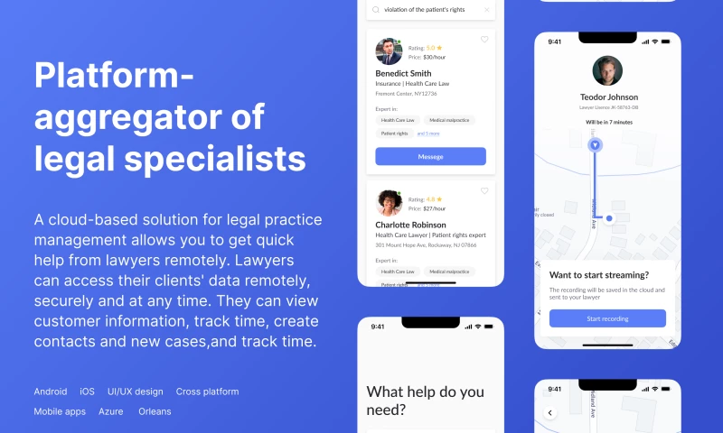 Platform-aggregator of legal specialists